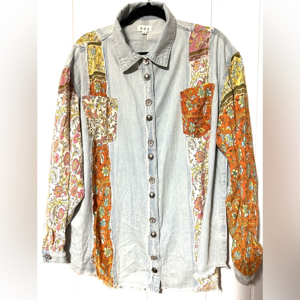 POL NEW Light Denim Shirt